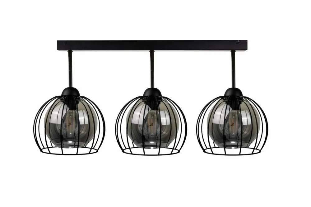Plafoniera 3xE27 SOLO BLACK Reducere