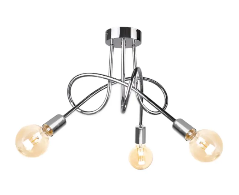Plafoniera 3xE27 RUMBA SILVER Preț promoțional