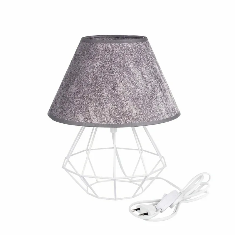 Lampa de noptiera 1xE27 PATI ALB / GR Reducere extra
