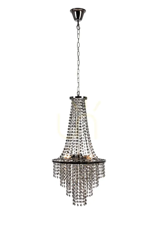 Ofertă exclusivă Candelabru Markslojd Allington 3L negru crom metal 38 cm 108124