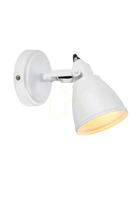 Lampa de perete baie Markslojd FJALLBACKA 108084 alb metal IP44 Ofertă specială