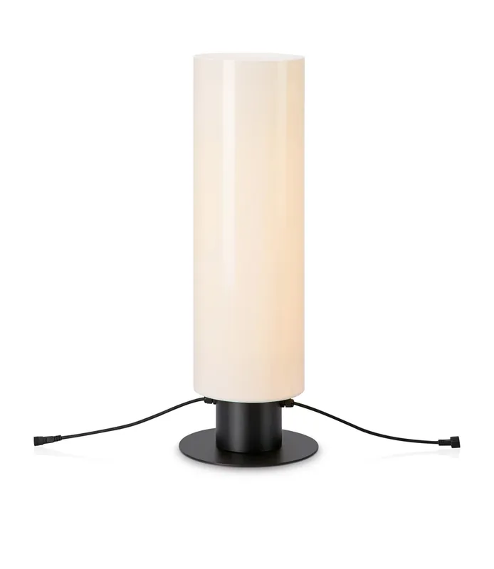 Stalp iluminat exterior Markslojd Garden 24 70 cm LED 12W negru alb 107985 Lichidare de stoc