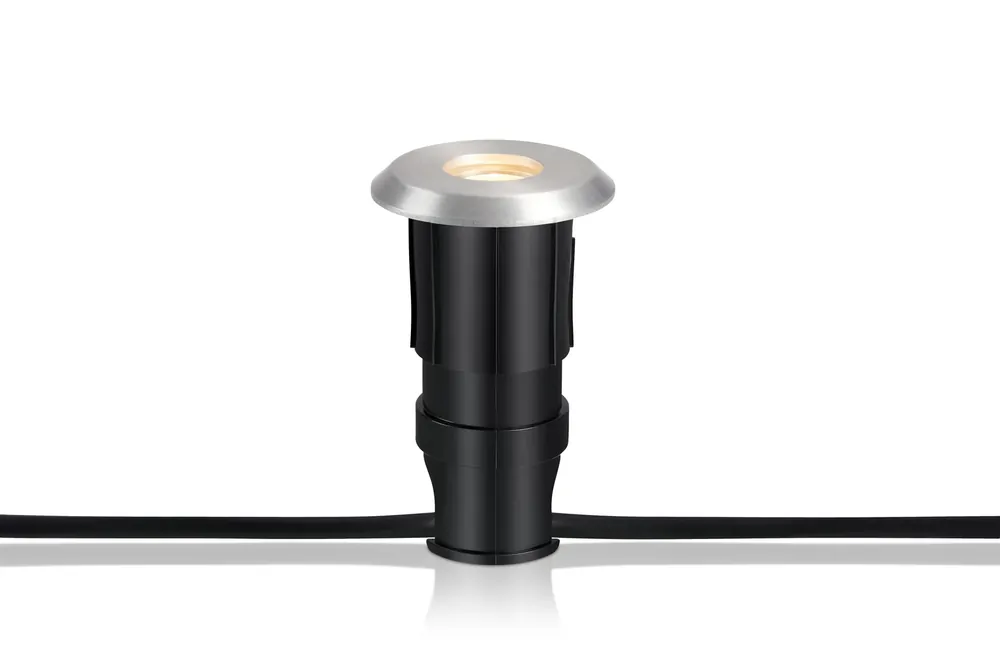 Plată sigură Spot exterior incastrat Markslojd Garden 24 Decklight LED 6W negru aluminiu 107717