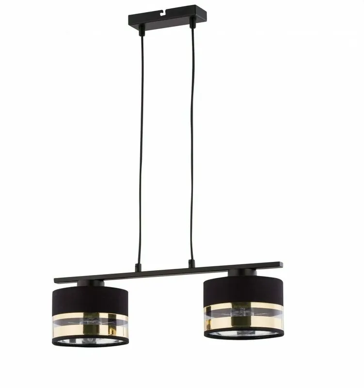 Lampă suspendată Sigma Sofia 2 negru auriu E27 32162 Reducere specială
