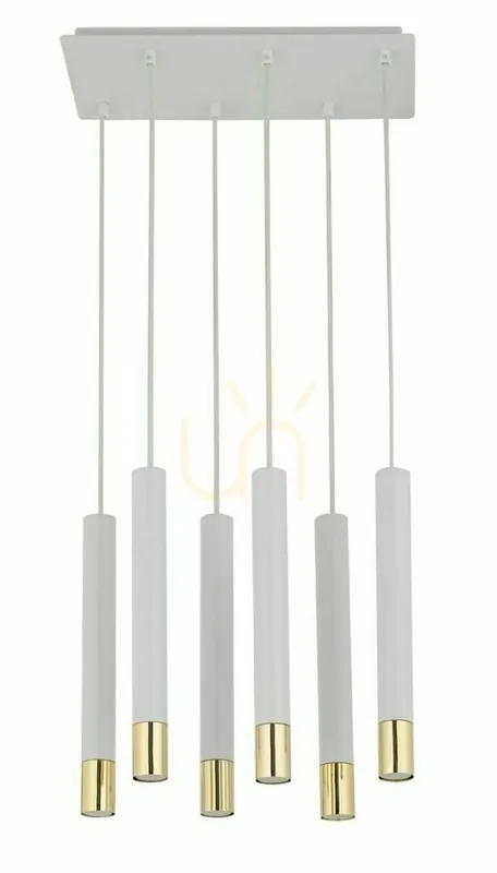 Reducere Lampă suspendată Sigma Sopel Grand 6 alb auriu 33390
