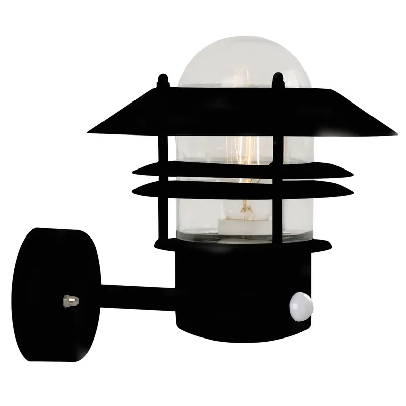 Discount Lampă de perete pentru exterior cu senzor de mișcare Blokhus negru Nordlux
