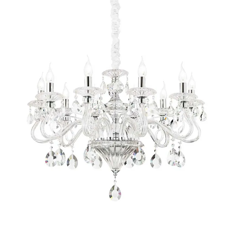 Discount Lustră suspendată Ideallux Negresco SP10 transparentă 10xE14 Ø85 cm 141060
Ofertă Limitată