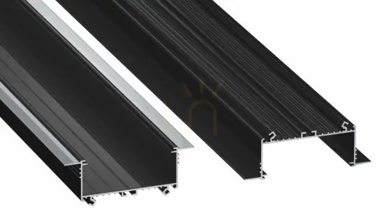 Profil LUMINES tip SORGA negru lăcuit negru 1 m Noutate