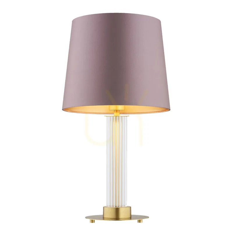 Lampă de masă ARGON Hampton transparentă alamă 570 mm E27 8542 Calitate înaltă