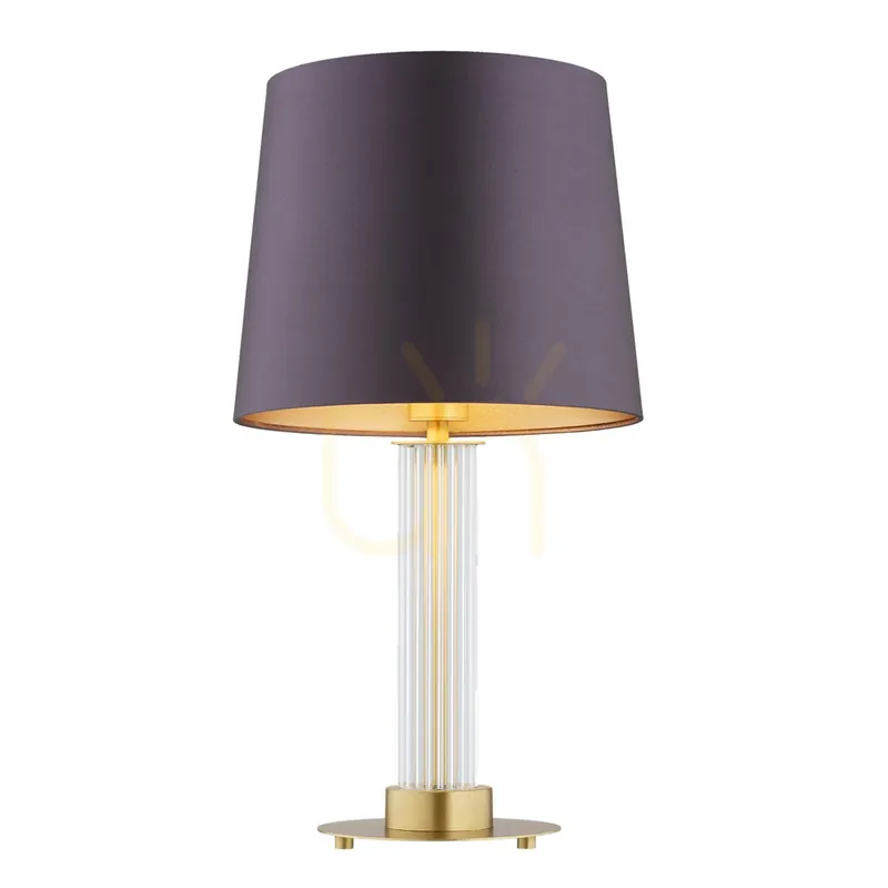 Ofertă limitată Lampă de masă ARGON Hampton transparentă alamă E27 8543