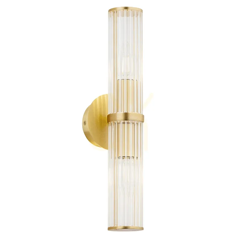 Lumini de perete ARGON HAMPTON transparent alamă periat 7203 Retur ușor
