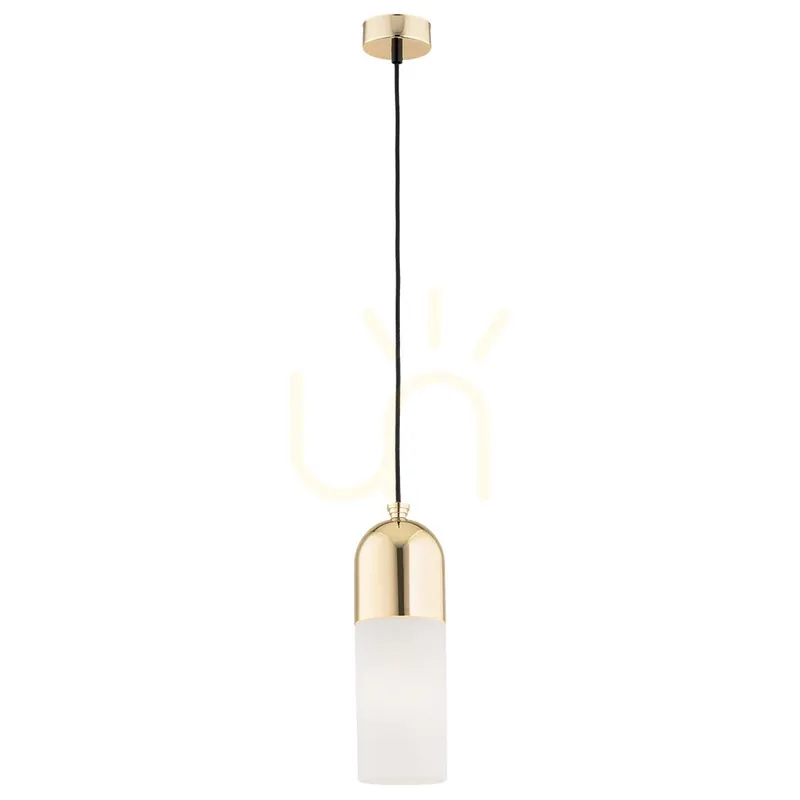 Preț mic Lampă suspendată ARGON Burgos alb opal mat alamă E27 SKU 4212