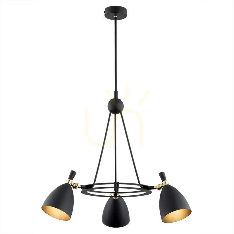Candelabru Argon Charlotte negru 3xE27 6149 Ofertă limitată