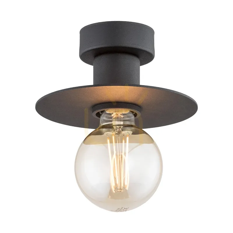Preferatul clienților Plafond ARGON Corso negru E27 IP20 3882