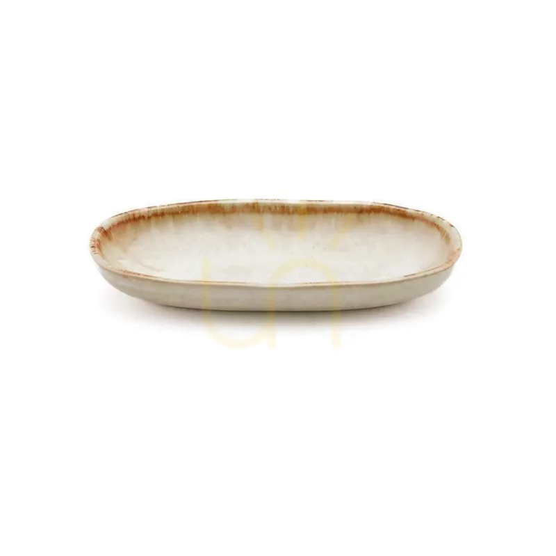 Expediere rapidă Cascais Oval Plate - S - Set de 6
