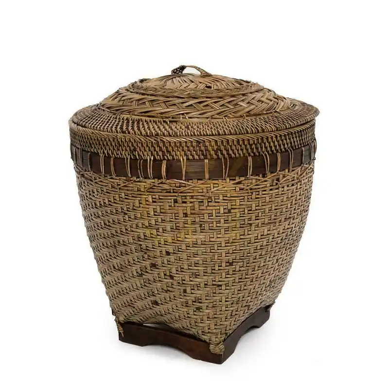 Reducere extra Coș de depozitare rattan BAZAR BIZAR Colonial Collection maro natural M