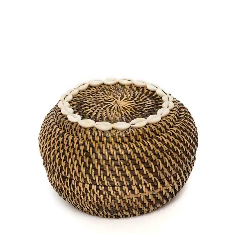 Reducere Coș răchită BAZAR BIZAR Colonial Collection maro natural rattan S