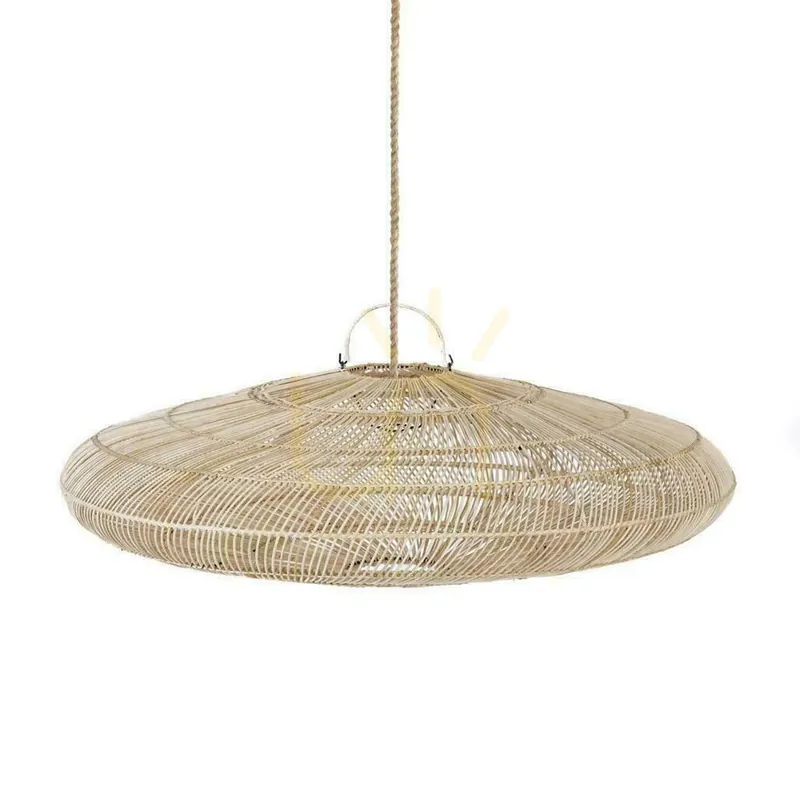 Ieftin Pendul BAZAR BIZAR Macaron natural din rattan, Oversized Collection L