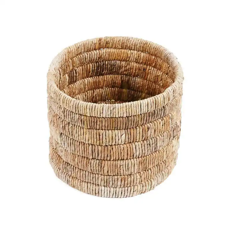Coș de răchită BAZAR BIZAR din frunză de banană natural, 36,5 cm Baskets Preț mic