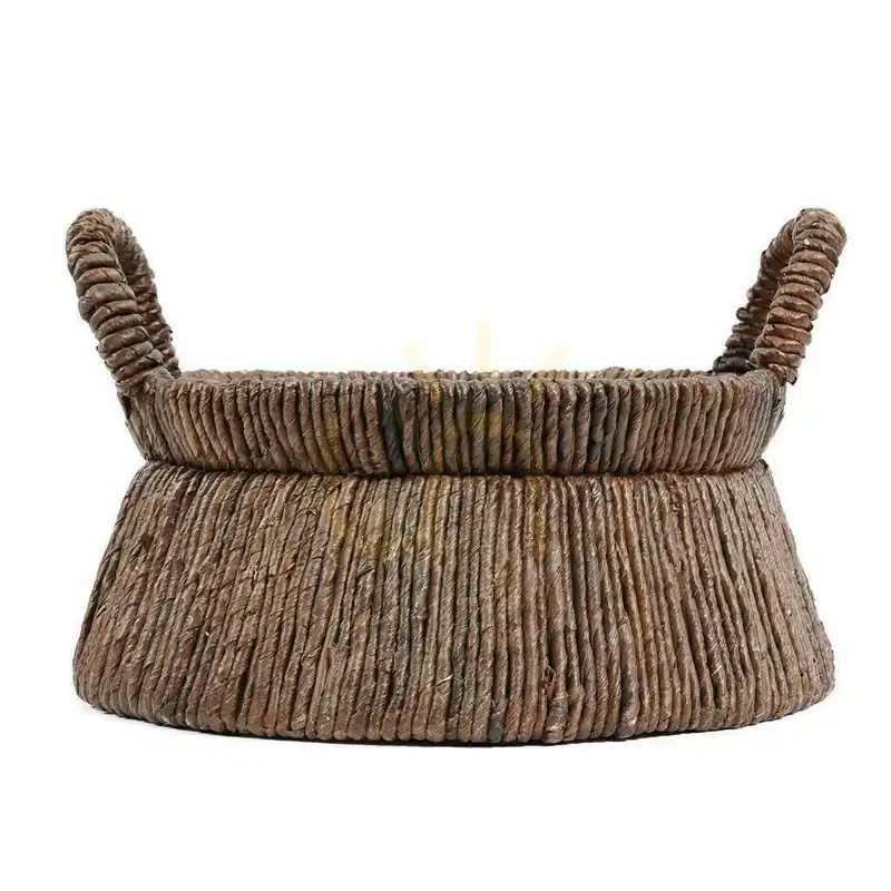 Coș de răchită BAZAR BIZAR Baskets frunză de banană natural 42 cm bej Lichidare de stoc