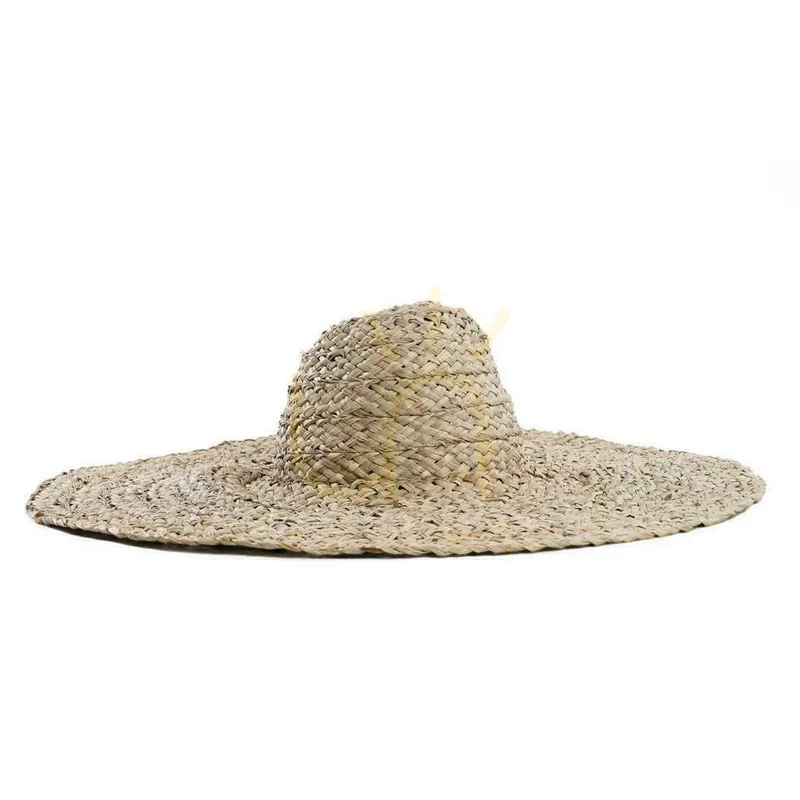 Promoție Pălărie BAZAR BIZAR Playa din hiacint de apă, naturală, bej, 50 cm