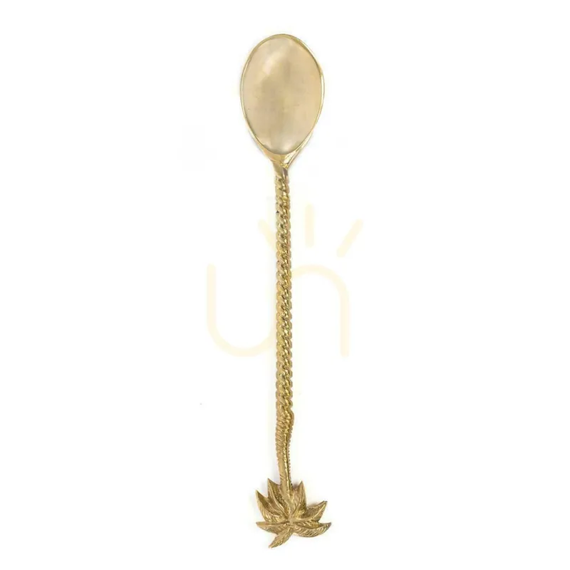 Cel mai vândut Lingură Palmier BAZAR BIZAR din alamă aurie 22 cm