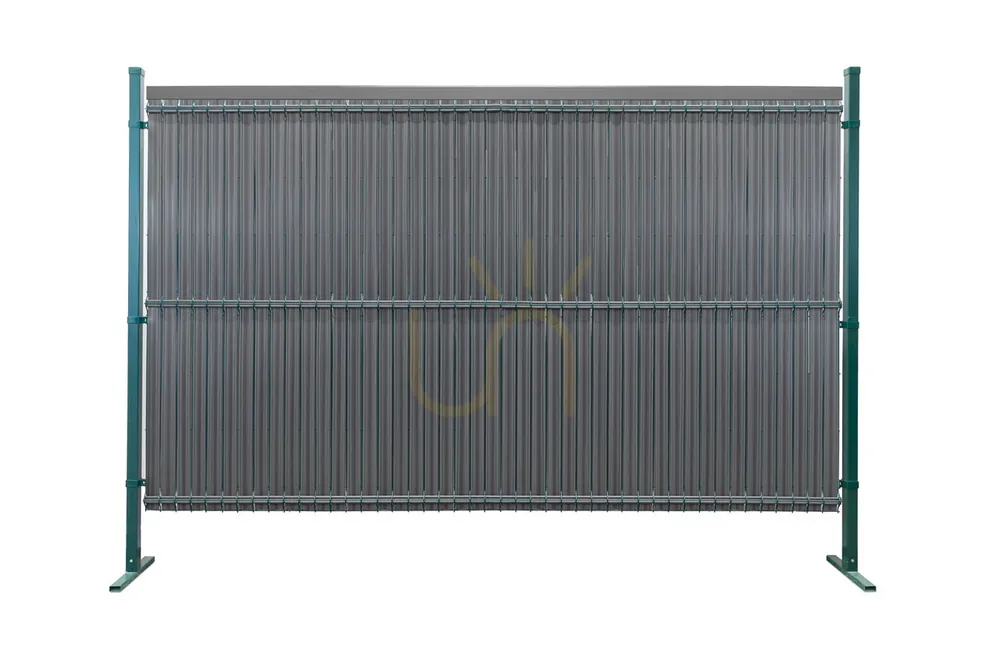 Cel mai vândut Set de lamele de gard vertical 123x250cm RD03 Antracit