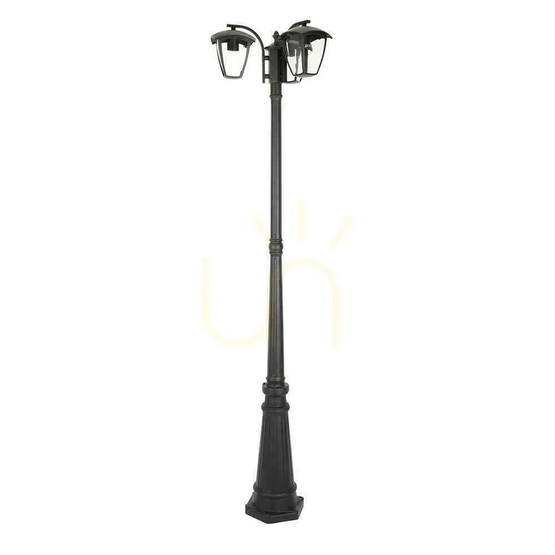 V-TAC Lanternă de grădină 3XE27 1990mm IP44 negru VT-740 Preferatul clienților