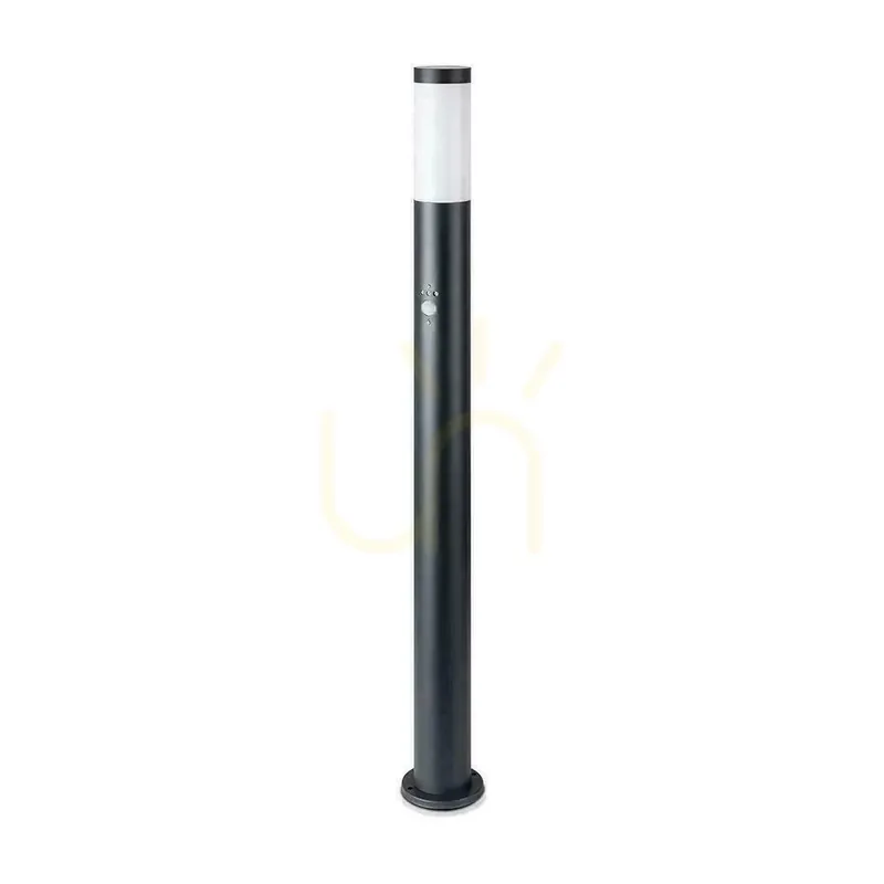 V-TAC 110CM Garden Pole negru E27 senzor de mișcare VT-838-110 Disponibil imediat