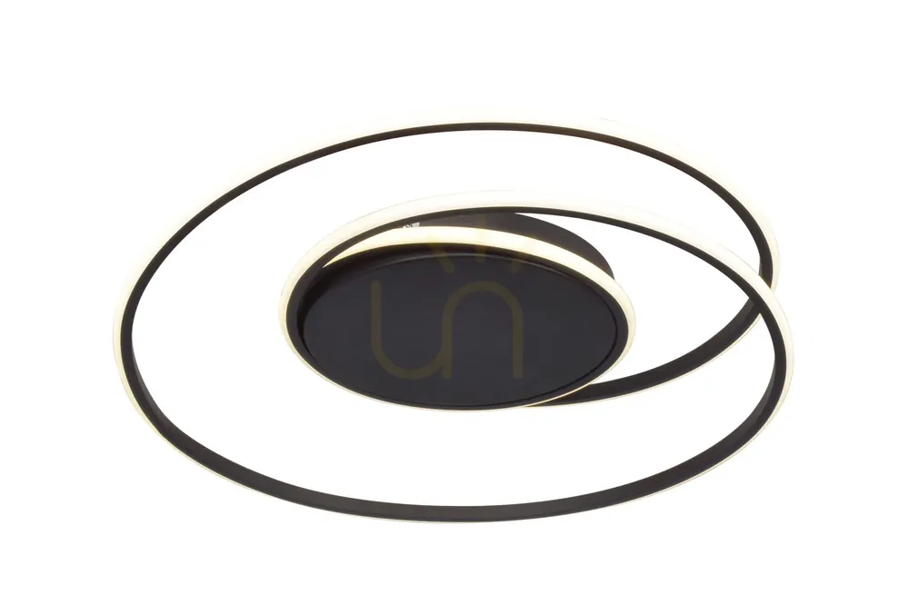 Ultima șansă Plafonieră Zuma Line ZEPHYRA C240842601 negru 1xLED