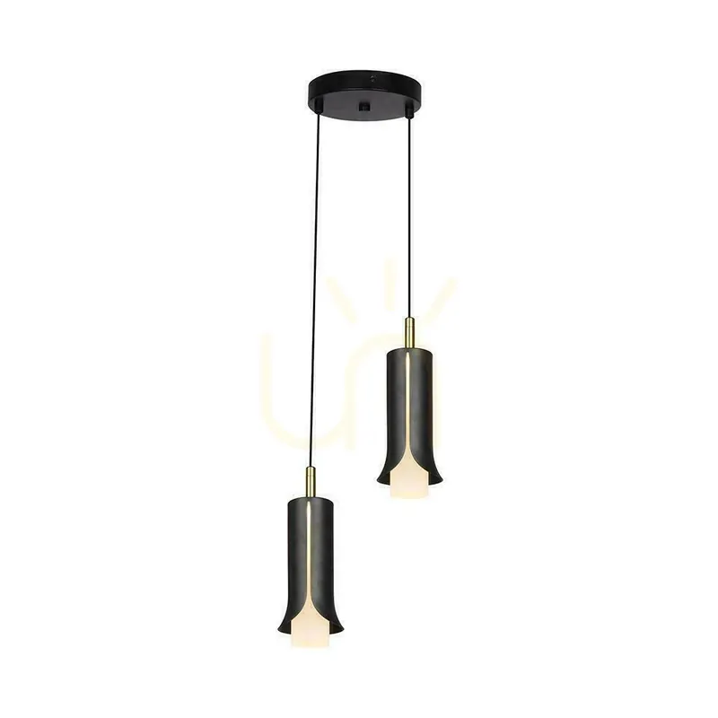 V-TAC 2X10W LED corp de iluminat suspendat 177x20cm gri fumuriu, auriu VT-89026 3000K 1200lm Lichidare de stoc