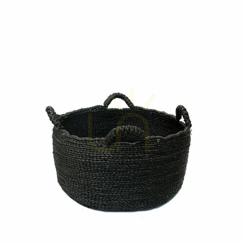 Coș de răchită Les Quatre Mains negru S Baskets 45x45x22 cm Cumpără acum