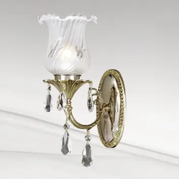 Retur gratuit Aplica de perete LUX cristal Asfour, fabricat manual Michelle 1604/1 Bejorama