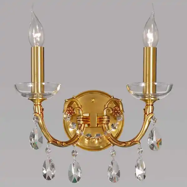 Aplica de perete LUX, doua brate cristal Asfour, Karola 2483/2 Bejorama Preferatul clienților