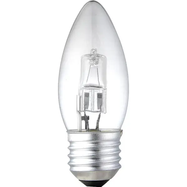 Cumpărături sigure Set 2 buc. bec halogen E27 CANDLE 28Watt consum = 40Watt dimabil 11828-2A GL
