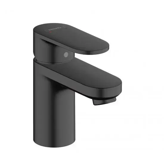 Baterie lavoar monocomanda 70, cu ventil pop-up, negru mat, Hansgrohe Vernis Blend 71550670 Preț mic