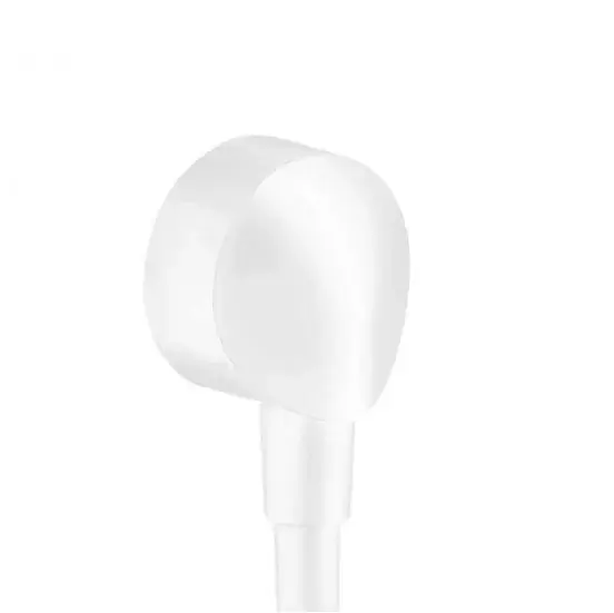 Ofertă specială Cot de iesire Fixfit, pentru furtun de dus, alb mat (matt white), Hansgrohe 27454700