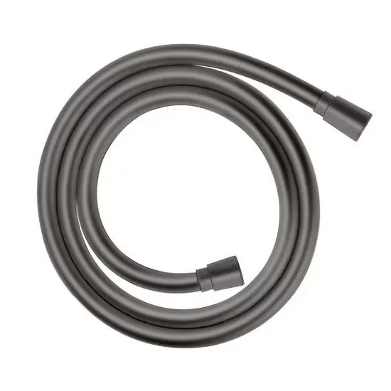 Retur gratuit Furtun de dus 125 cm, antracit satinat (brushed black chrome), Hansgrohe Isiflex 28272340