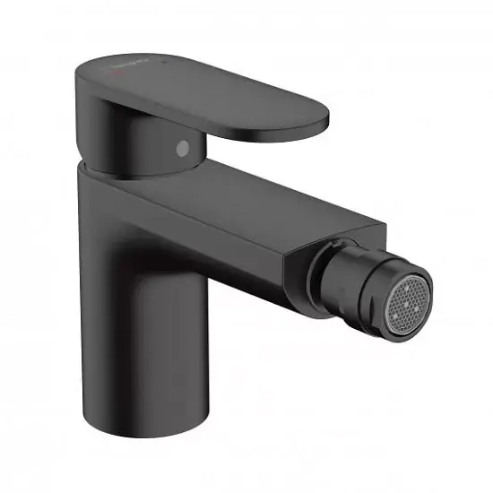 Baterie bideu monocomanda, cu ventil po-up, negru mat, Hansgrohe Vernis Blend 71210670 Cel mai vândut