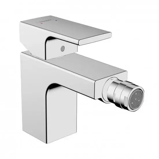 Baterie bideu monocomanda, cu ventil pop-up, crom, Hansgrohe Vernis Shape 71211000 Nu rata