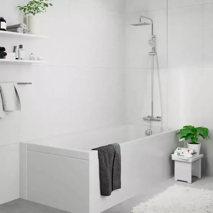 Vezi acum Sistem cada dus cu baterie termostatata, crom, Hansgrohe Vernis Shape 26284000