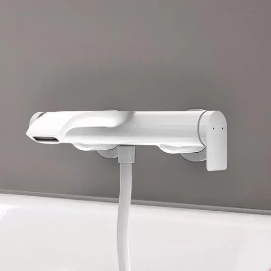 Baterie cada dus monocomanda, alb mat (matt white), Hansgrohe Vivenis 75420700 Comandă acum