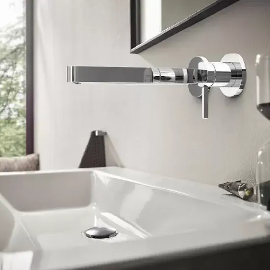 Baterie lavoar monocomanda, cu montaj incastrat, crom, Hansgrohe Finoris 76050000 Reduceri