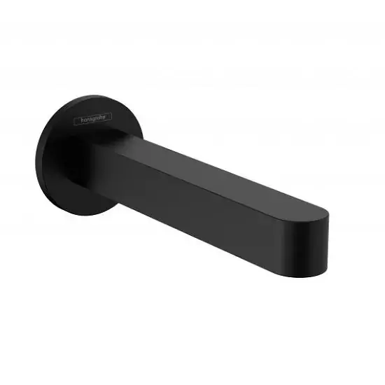 Pipa pentru umplere cada, negru mat (matt black), Hansgrohe Finoris 76410670 Ieftin