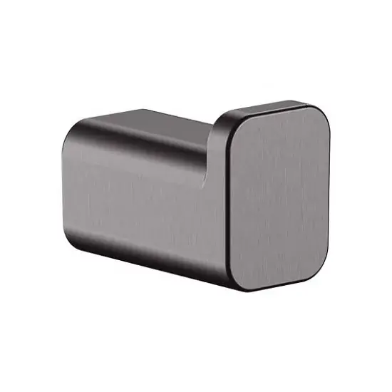 Vezi acum Cuier simplu baie, antracit satinat (brushed black crom), Hansgrohe AddStoris 41742340