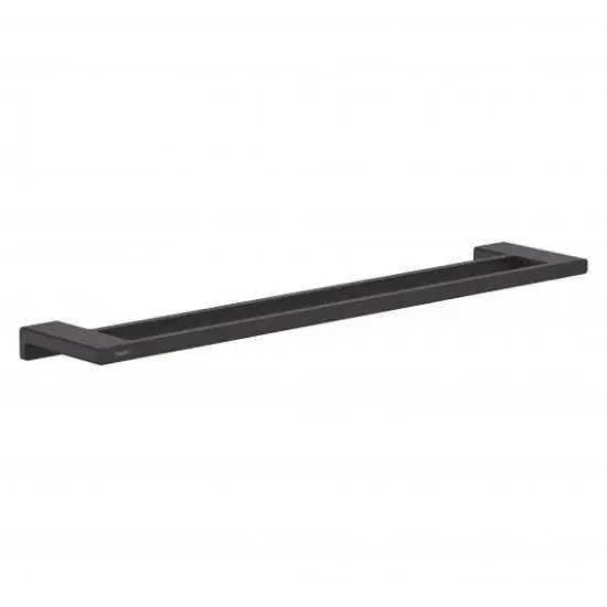 Ofertă Suport dublu pentru prosop 60 cm, negru mat (matt black), Hansgrohe AddStoris 41743670