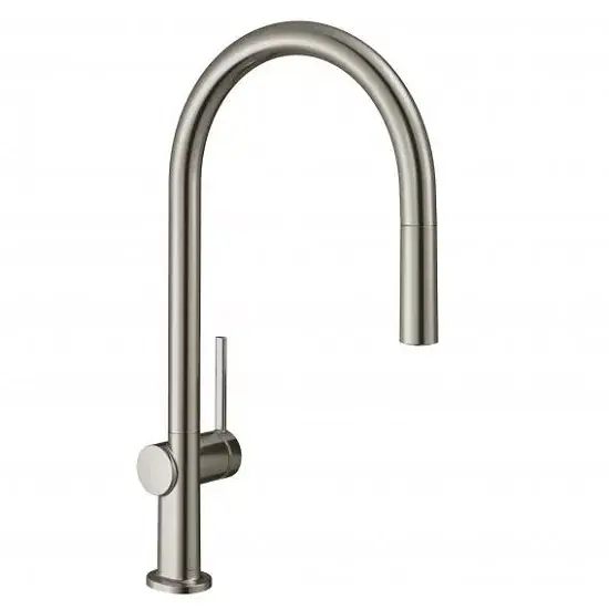Bestseller Baterie de bucatarie monocomanda 210, cu dus extractibil 1 jet, inox (Stainless Steel Finish), Hansgrohe Talis M54 72802800