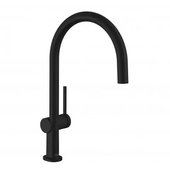 Baterie de bucatarie monocomanda 220, 1 jet, negru mat (matt black), Hansgrohe Talis M54 72804670 Mai ieftin