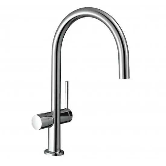 Baterie de bucatarie monocomanda 220, supapa de inchidere, 1 jet, crom, Hansgrohe Talis M54 72805000 Preț promoțional