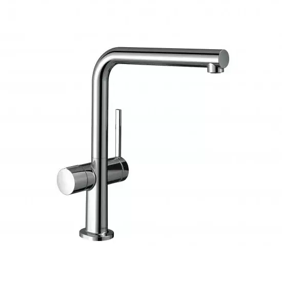 Baterie de bucatarie monocomanda 270, cu supapa de inchidere, 1 jet, crom, Hansgrohe Talis M54 72827000 Plată sigură